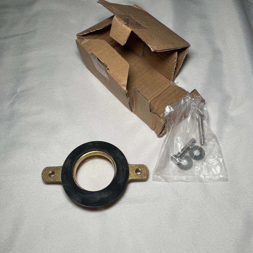 Toto Toilet Flange Kit with Gasket TX804U Brass Bathroom Threaded New Open Box